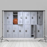 Aperturee - Aperturee Basketball Team Storage Locker Photography Backdrop